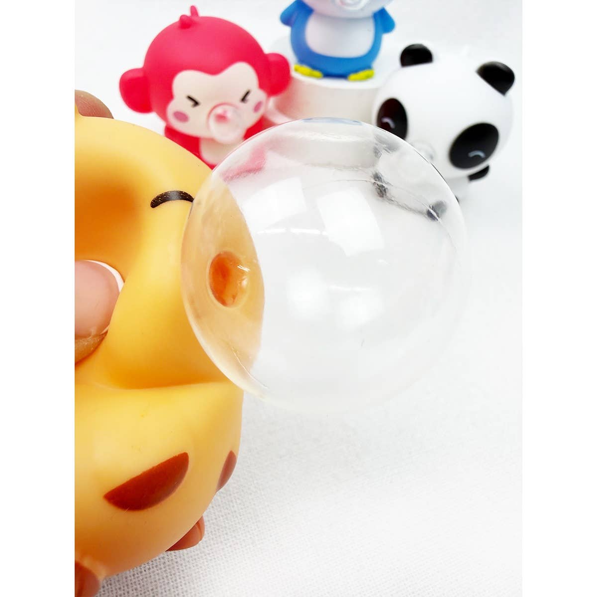 Blow Bubble Cute Character Squishy