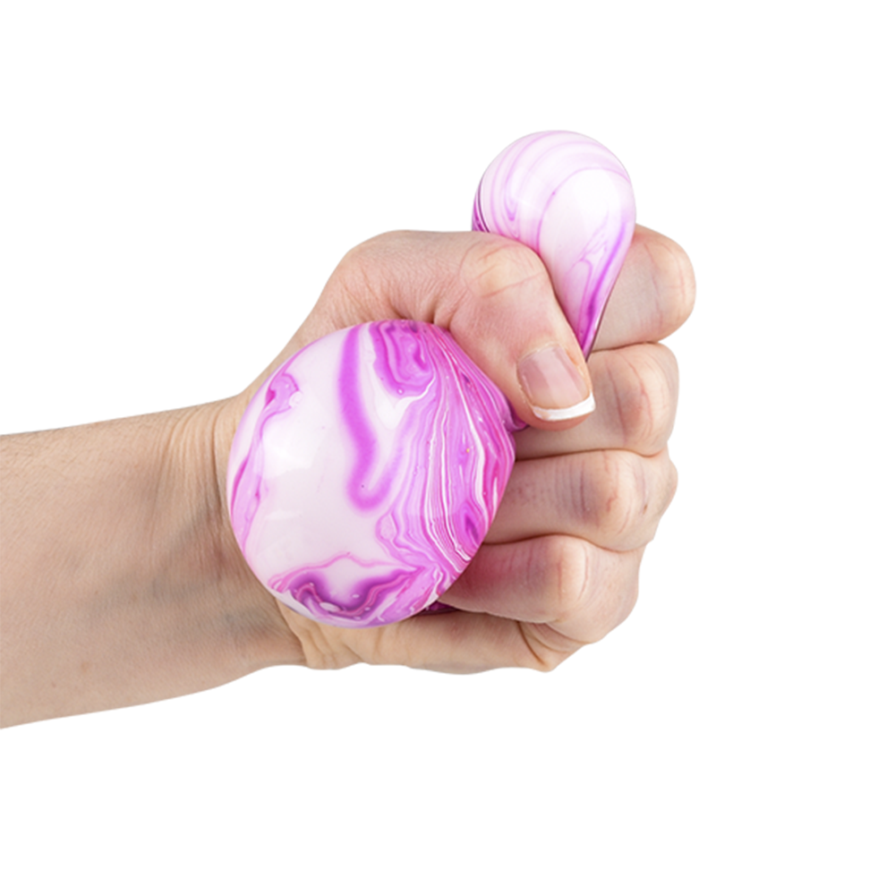 2.33" SQUISH AND STRETCH MARBLEIZED YUMMY BALL