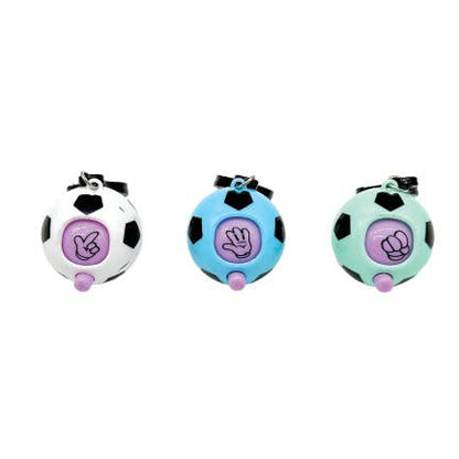 ROCK PAPER SCISSOR SOCCER BALL BACKPACK CLIP