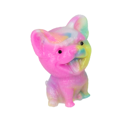 2.75" STICKY RAINBOW CORGI