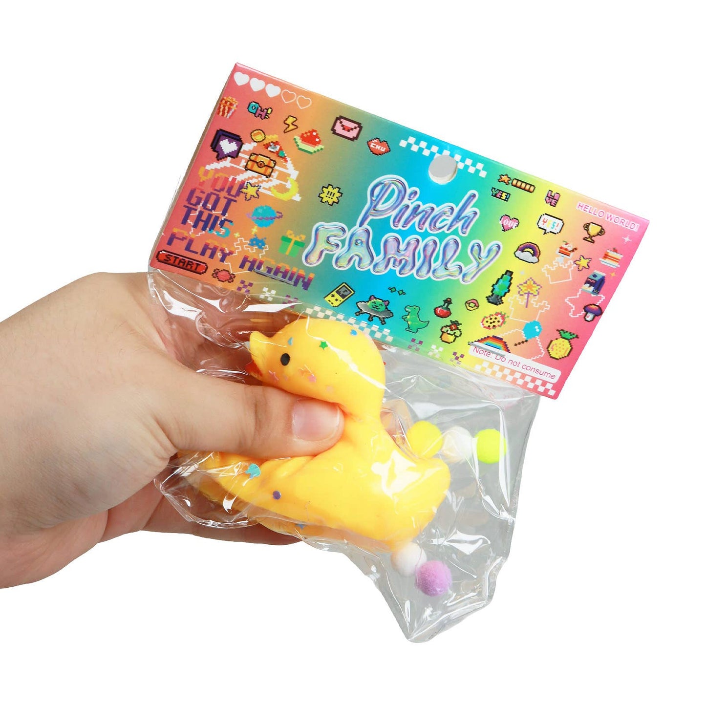 Rubber Duck Sticky Mochi Squishy