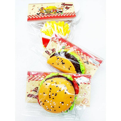 Hamburger and Fast Food Squishy Toy