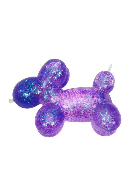Balloon Dog Glittery Maltose Thick Putty Filled Squishy