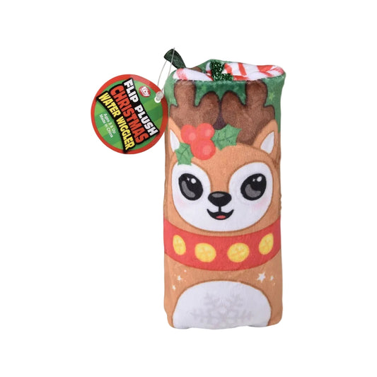 CHRISTMAS FLIP PLUSH WIGGLER 5.5"