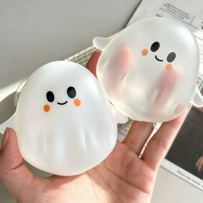Coconut Oil Filled Halloween Ghost