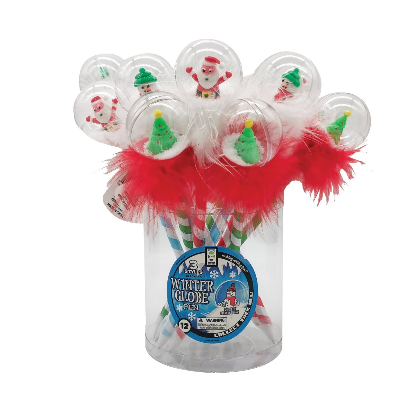 WINTER SNOW GLOBE PEN