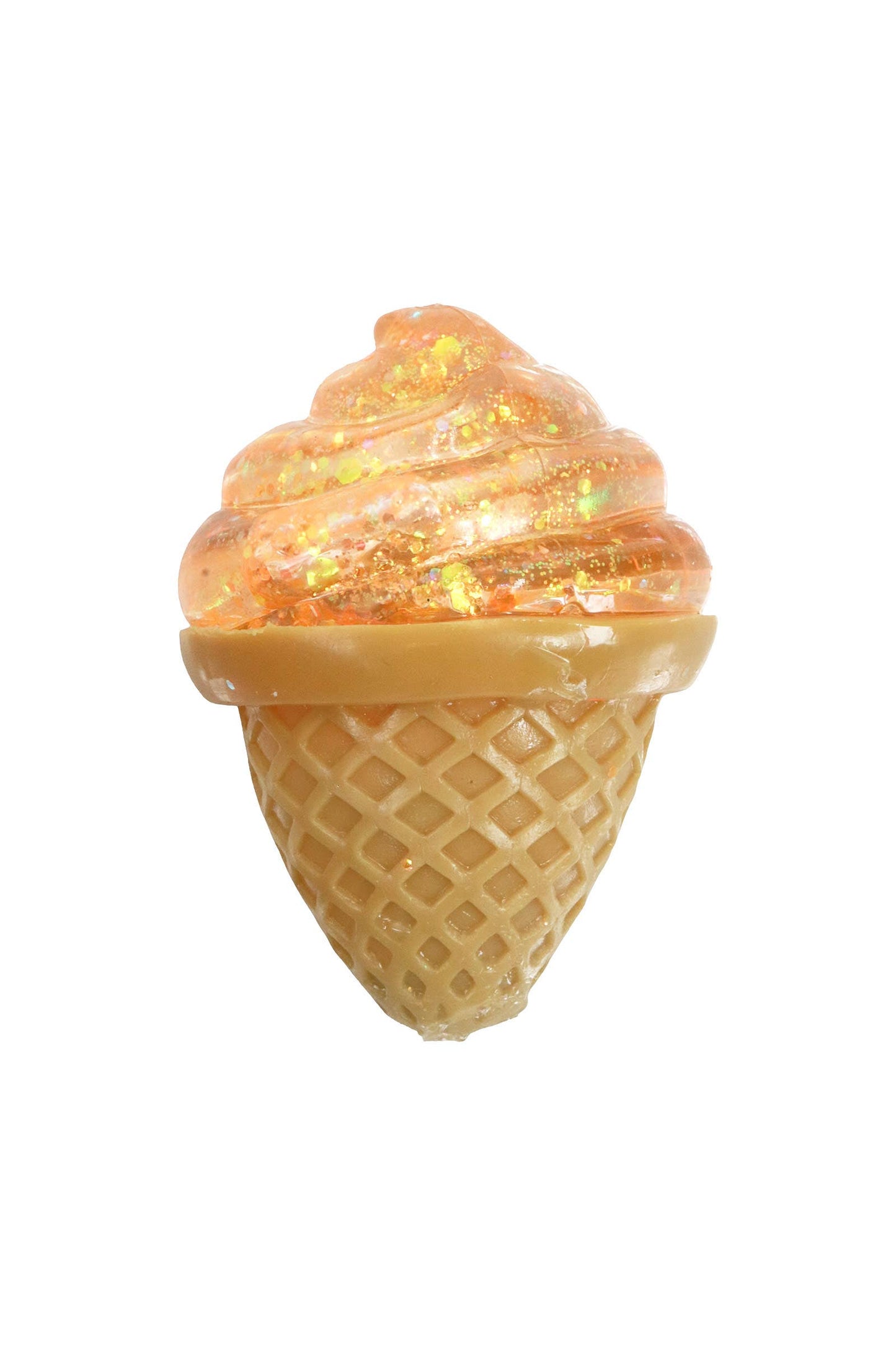 Ice Cream Cone Glittery Sugar Squishy
