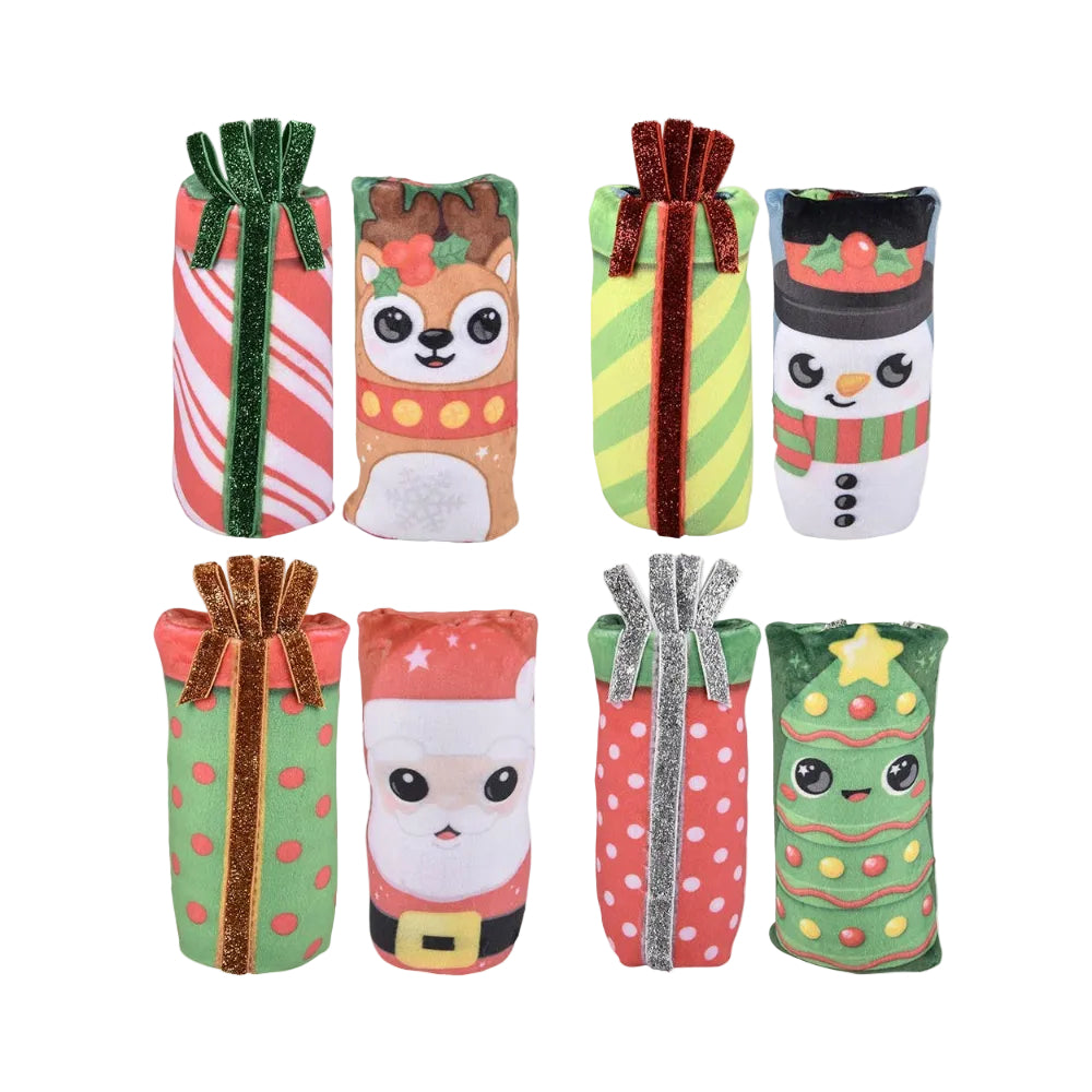 CHRISTMAS FLIP PLUSH WIGGLER 5.5"