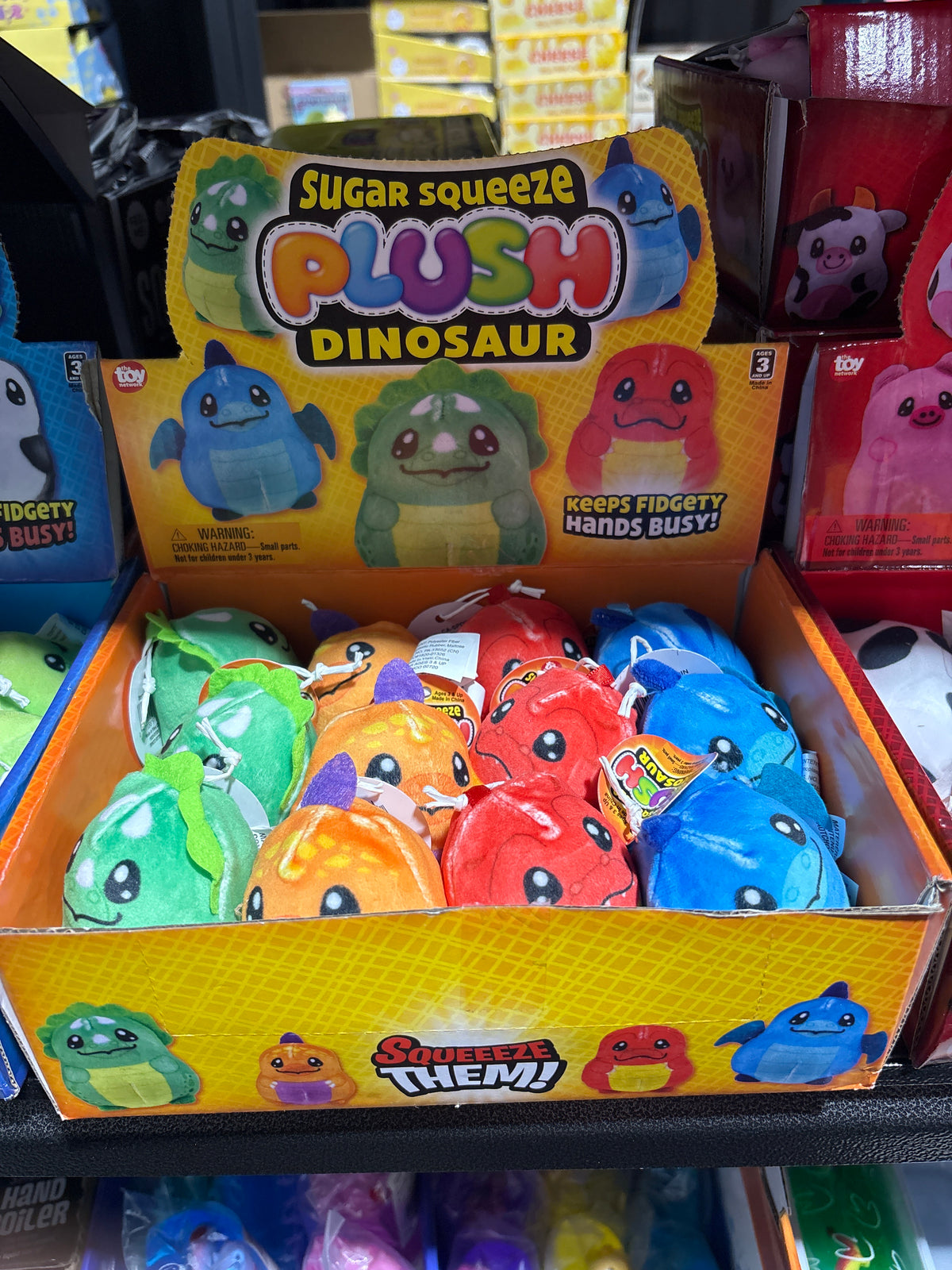 Sugar Squeeze Plush Dinosaur