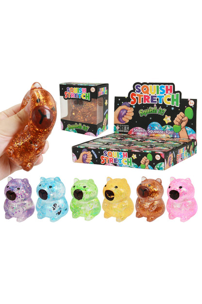Capybara Iridescent Glittery Sugar Squishy