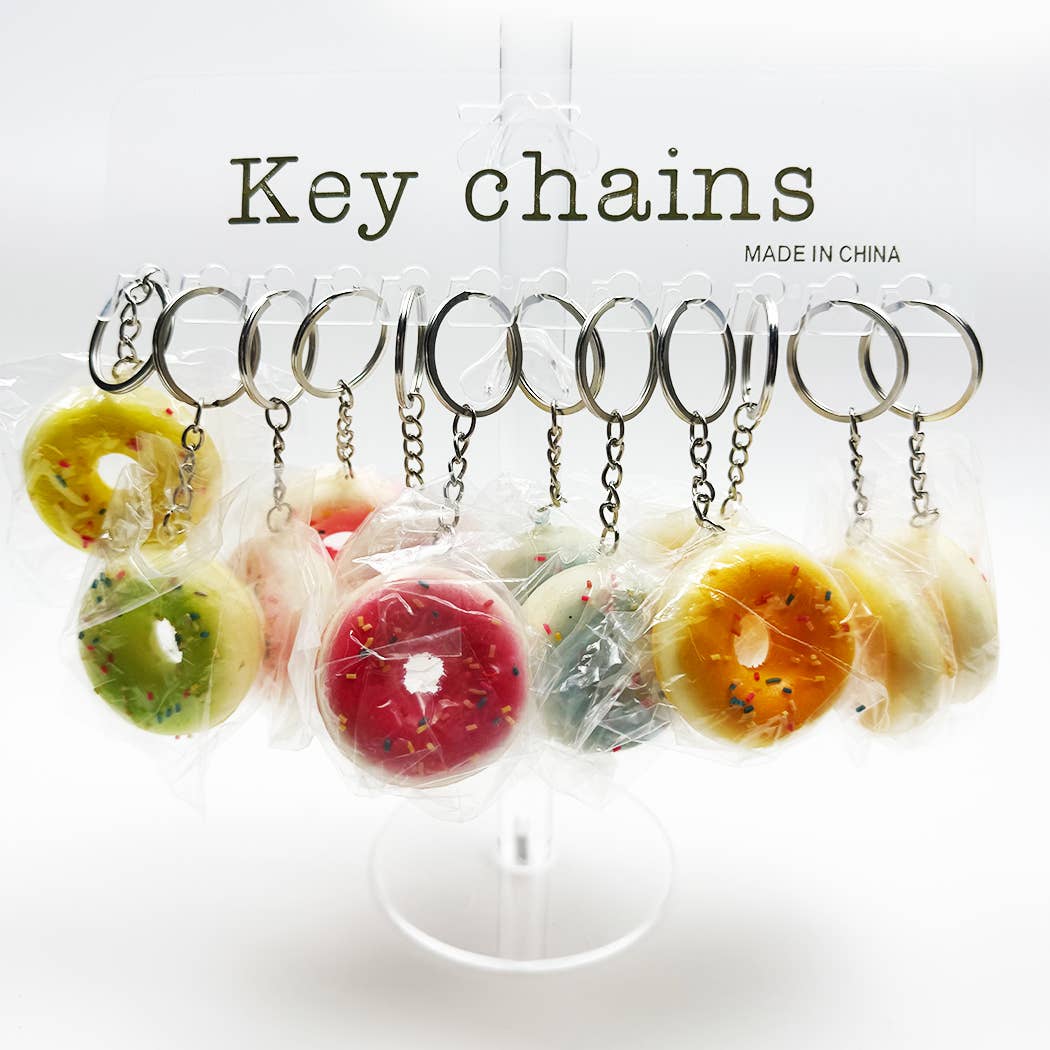 Addicting Slow Rising Donut Squishy Keychains