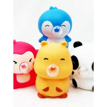 Blow Bubble Cute Character Squishy
