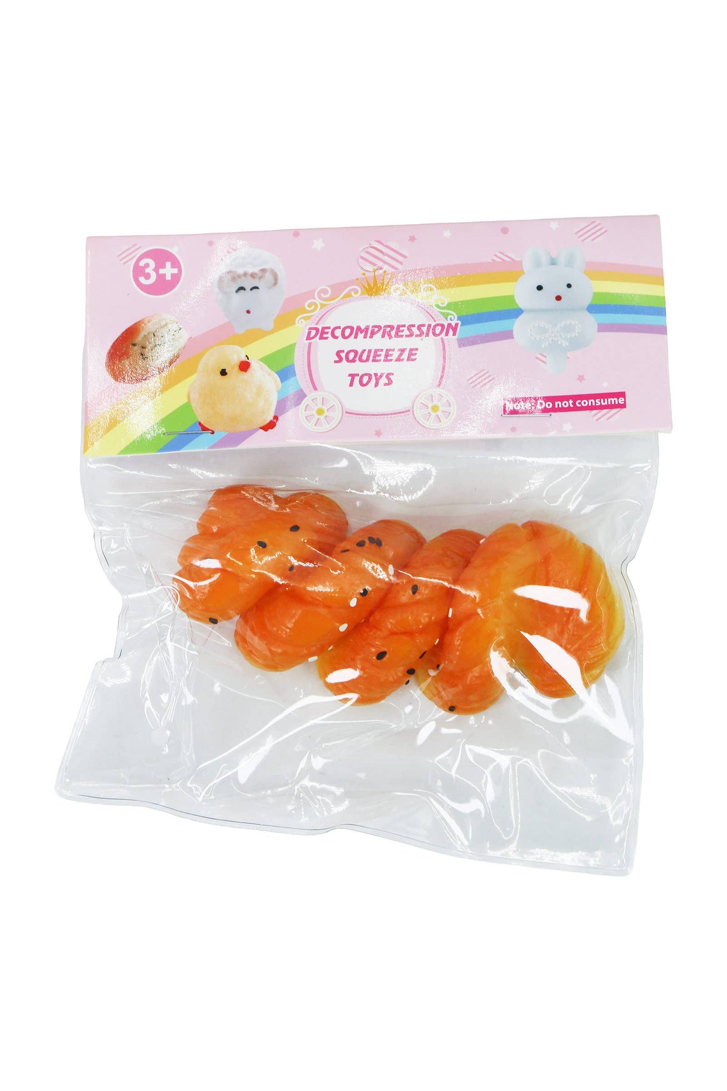 Realistic Bread Pastries Sticky Mochi Squishy