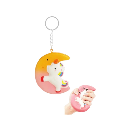 Unicorn Moon Key Chain