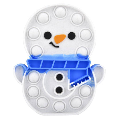 SNOWMAN BUBBLE POPPERS 6"