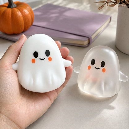 Coconut Oil Filled Halloween Ghost