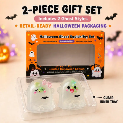 Halloween Cute Ghost Coconut Oil Squishy