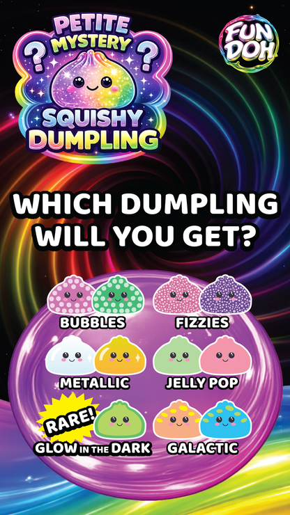 Fun Doh Squishy Mystery Mini Petite 2.5" Dumpling