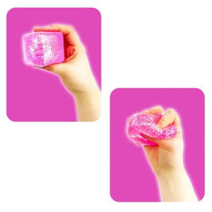 Fun Doh Squish & Squeeze Sparkle Cube