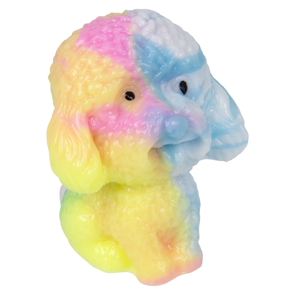(T) 2.75" STICKY RAINBOW POODLE 12CT