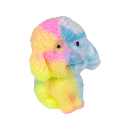2.75" STICKY RAINBOW POODLE