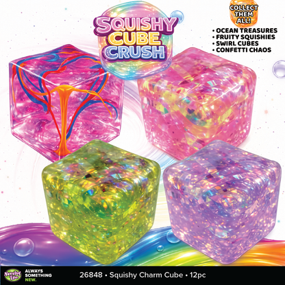 Fun Doh Squishy Charm Cube