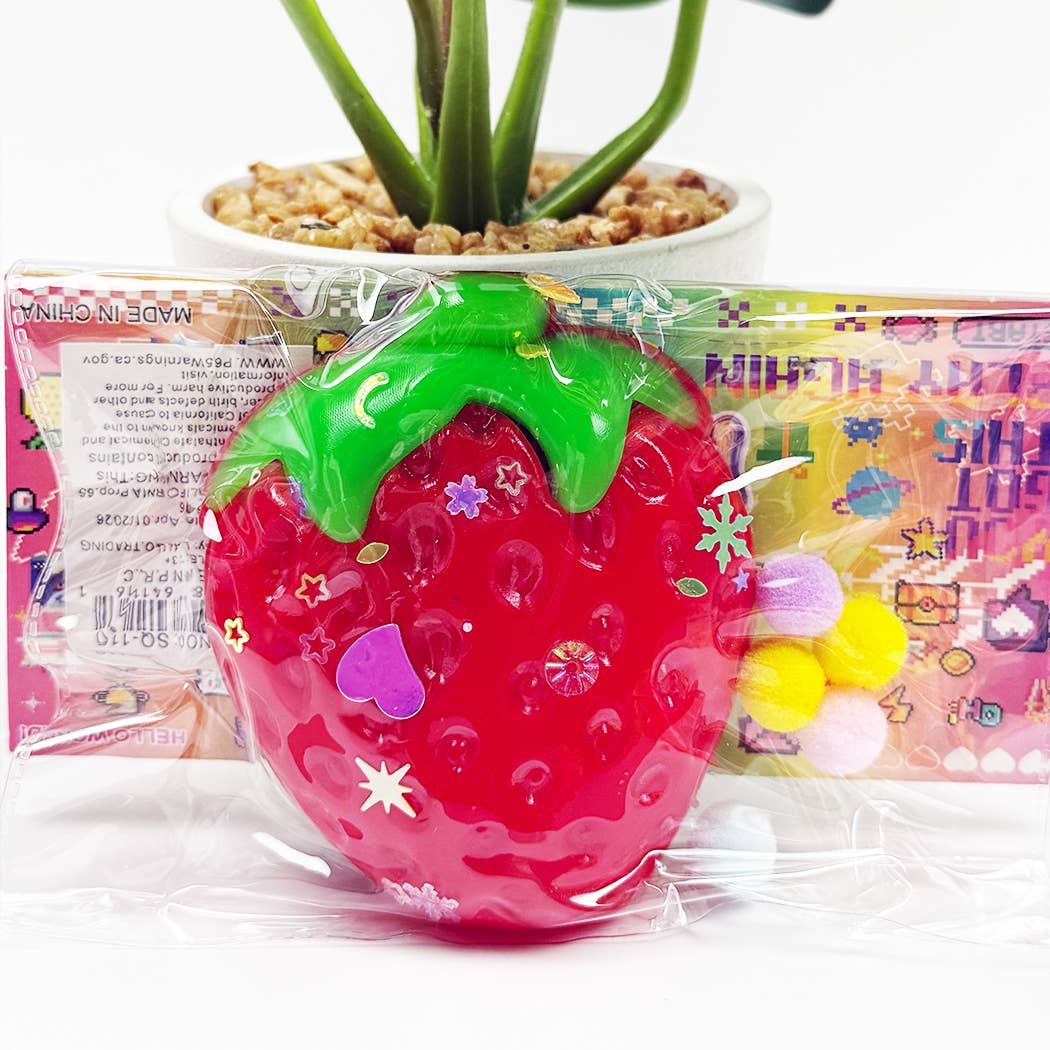 Fruit Pinch Squishy Toy
