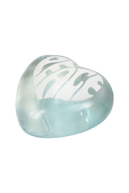 Mini Positive Message Heart Maltose Putty Filled Squishy Toy