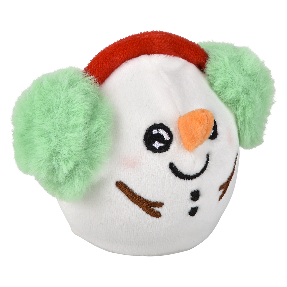 (T) 3" CHRISTMAS SQUEEZY BEAD PLUSH 12CT