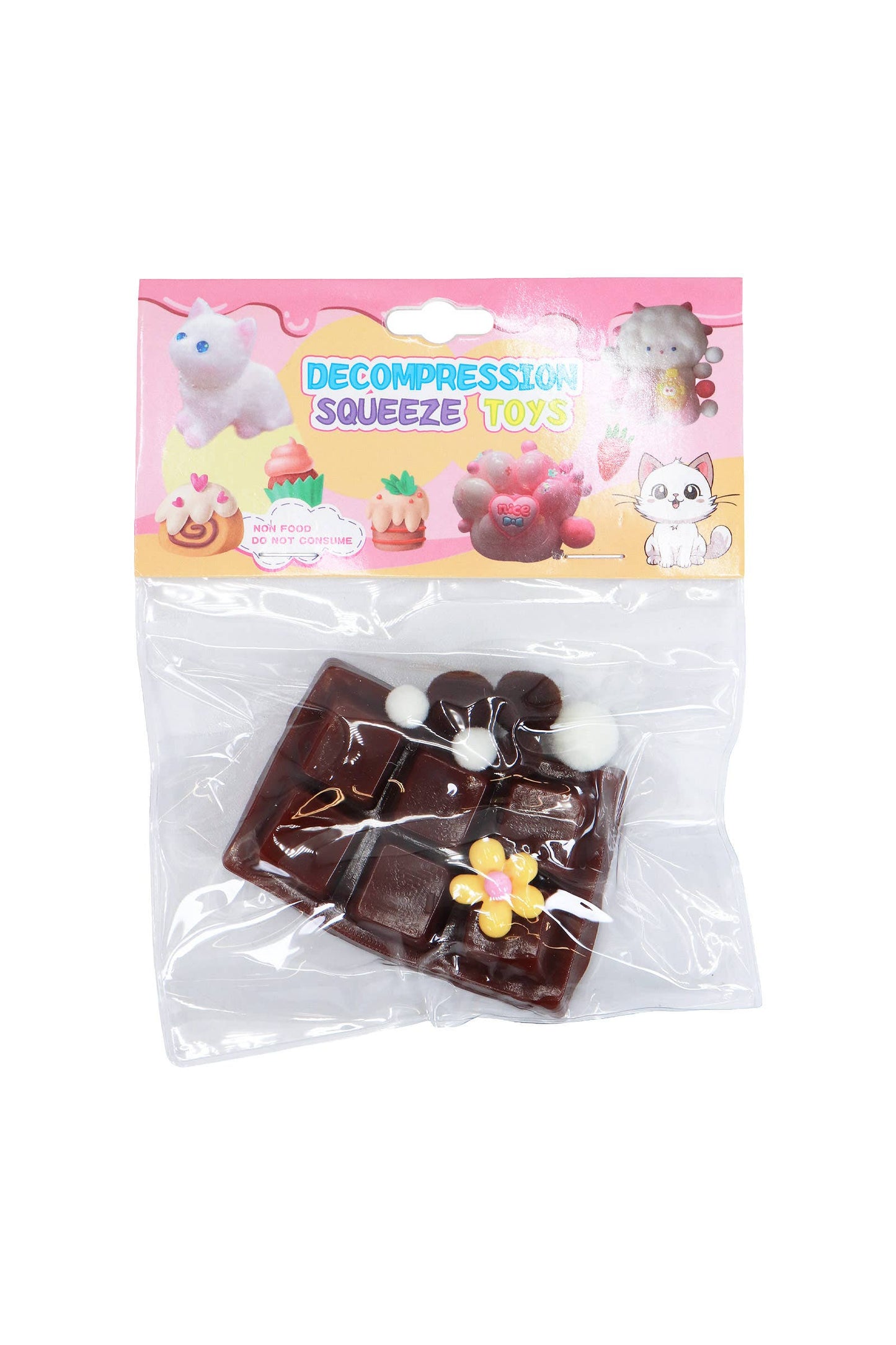 Chocolate Bar Sticky Mochi Squishy