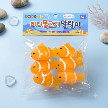 Mini fish mochi squishies - South Korea Import