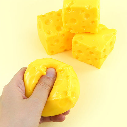 Crunchy Cheese Cube Squishy - South Korea Import