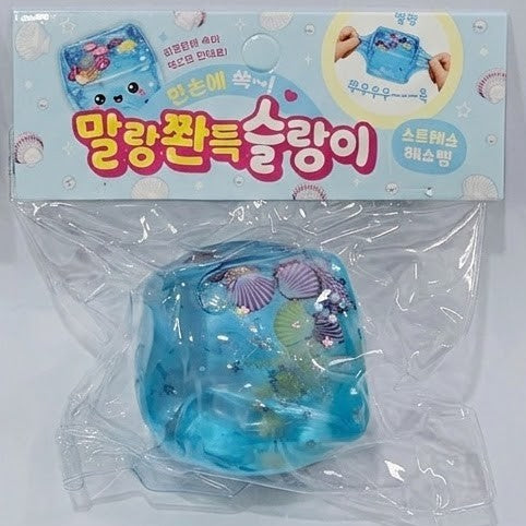 Blue seashell sugar Squishy - South Korea Import