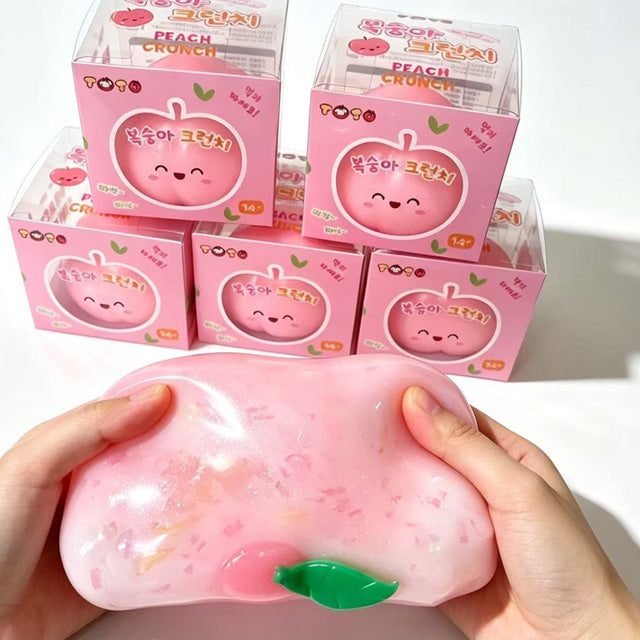 Crunchy Peach Squishy - South Korea Import