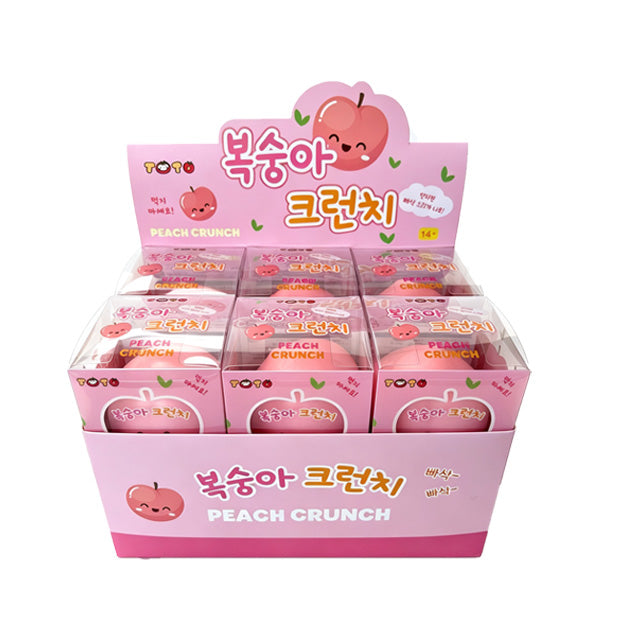 Crunchy Peach Squishy - South Korea Import