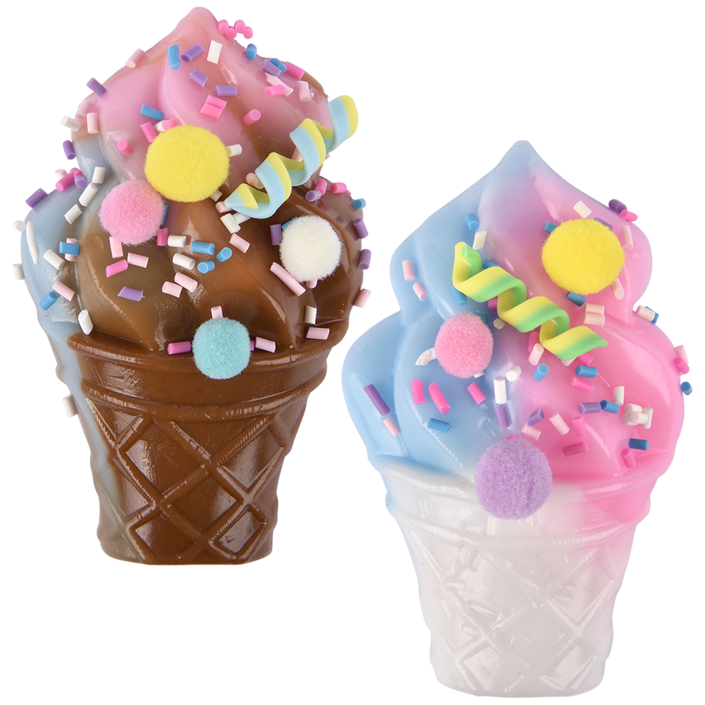 (T) 3.75" PICK N PULL FIDGET ICE CREAM CONE 20CT