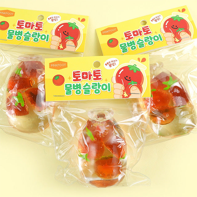 Tomatoes in a bottle shaped Sugar Squishy Toy - South Korea Import
