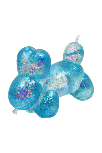 Balloon Dog Glittery Maltose Thick Putty Filled Squishy