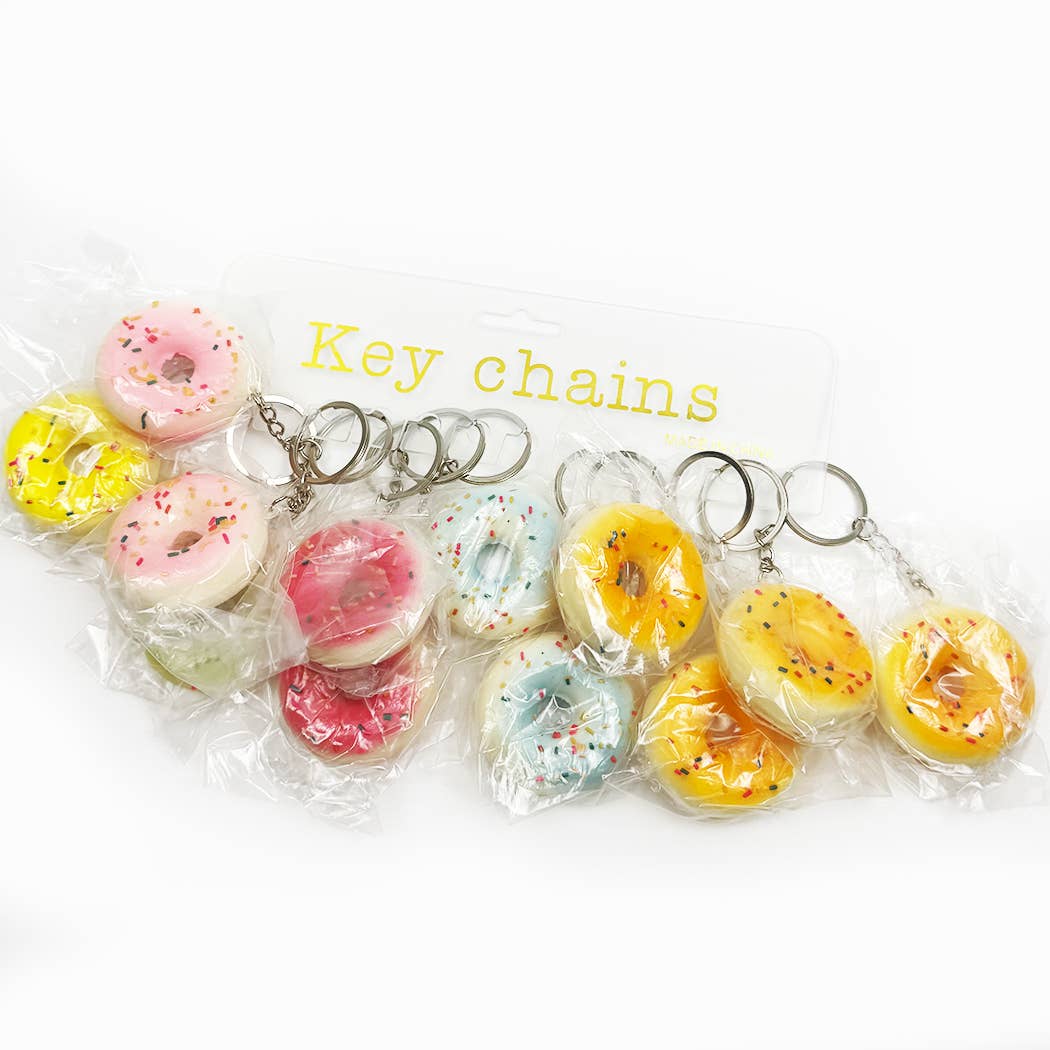 Addicting Slow Rising Donut Squishy Keychains