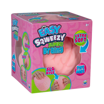 Easy Sqweezy Jumbo Brain Squeeze Toy