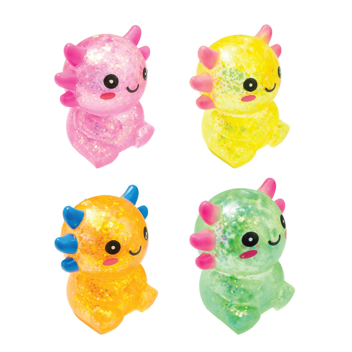 GLITTER AXOLOTL SQUISHY TOY
