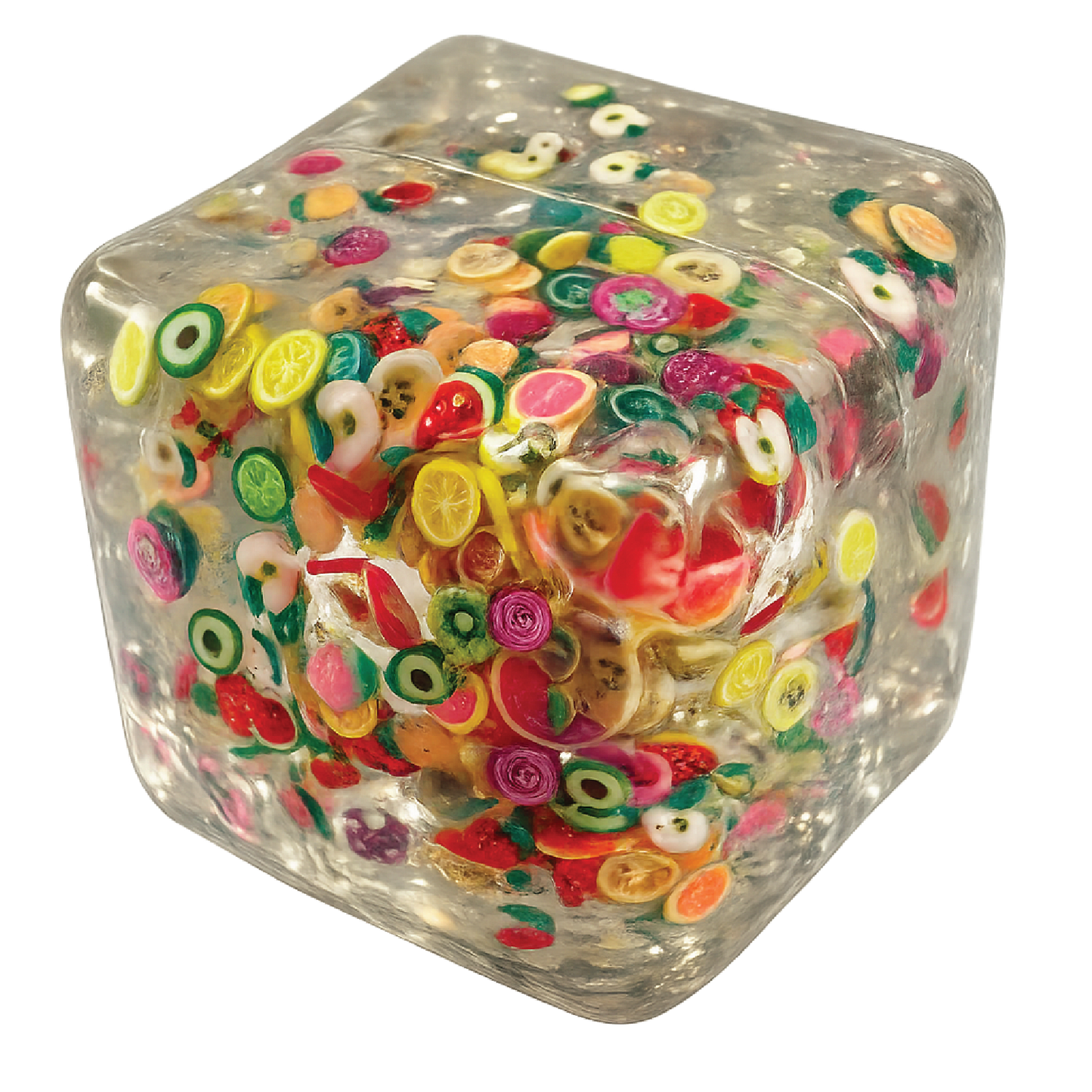 Fun Doh Squishy Charm Cube