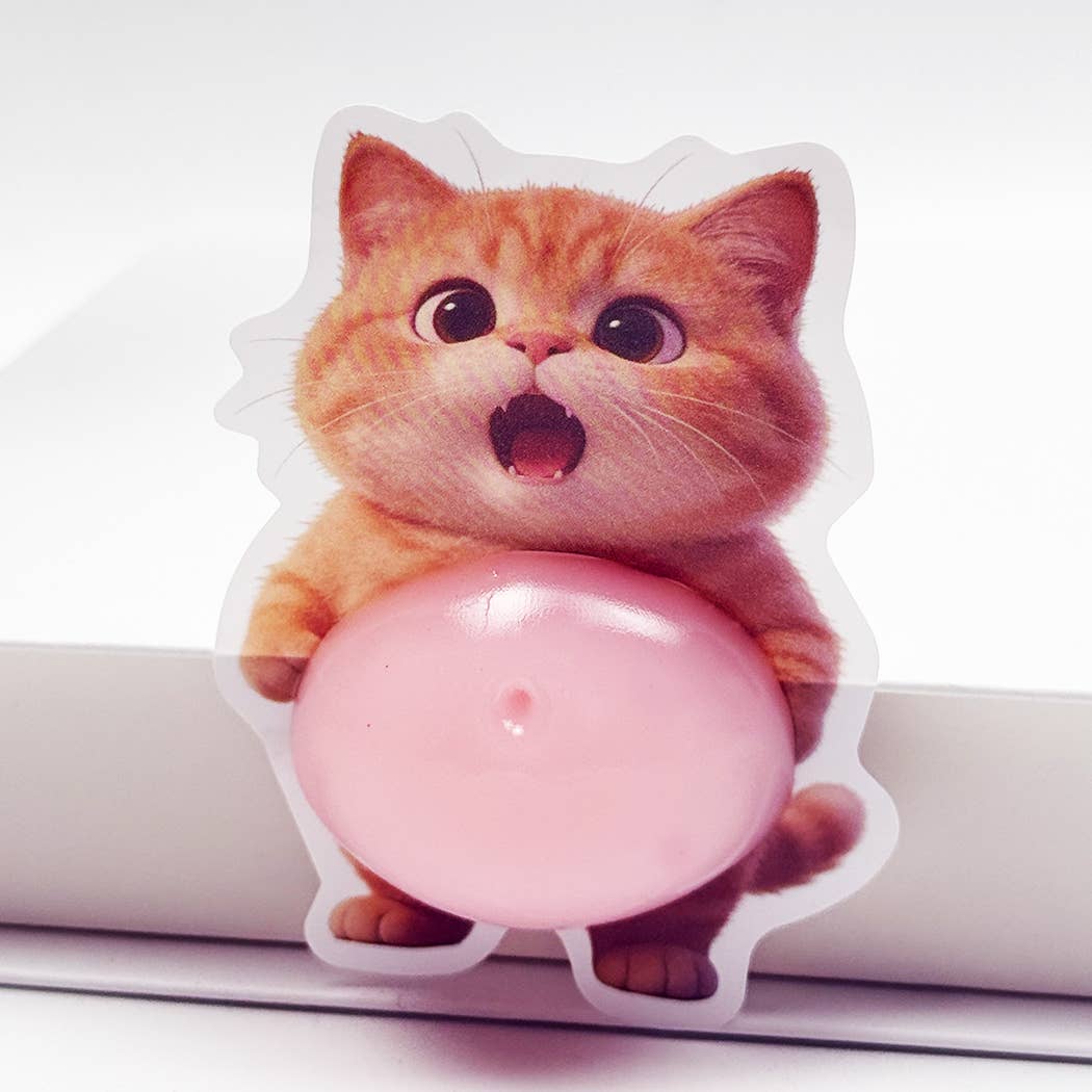 3D Squishy Belly Fidget Sticker Key Ring