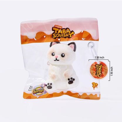 Handmade White Siamese Cat TABASQUISHY®