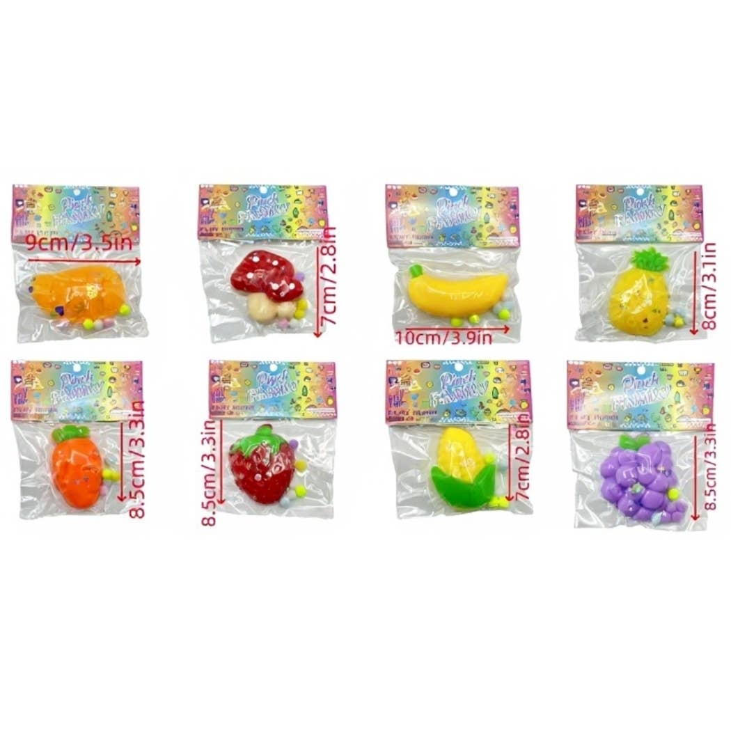 Fruit Pinch Squishy Toy