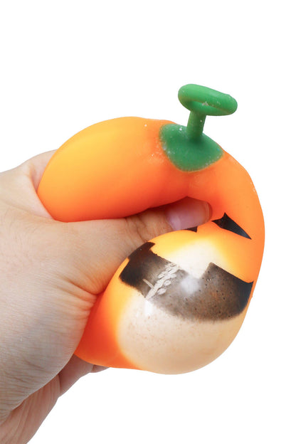 Halloween Jack-o-Lantern Fluffy Slime Filled Squishy Toy