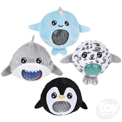 3" Sea Life Squeezy Bead Plush