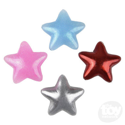 Squish Sticky Glitter Star 3"