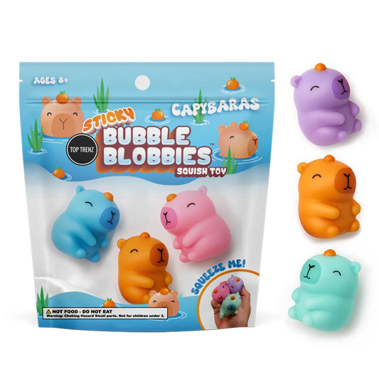 Top Trenz Sticky Bubble Blobbies Capybaras