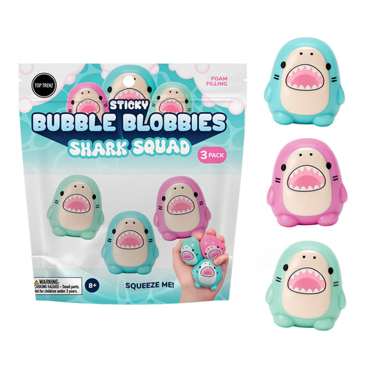 Top Trenz Sticky Bubble Blobbies - Shark Squad
